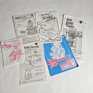 VINTAGE Barbie Mattel Doll Instruction Manual Ephemera 6pc Mixed Lot